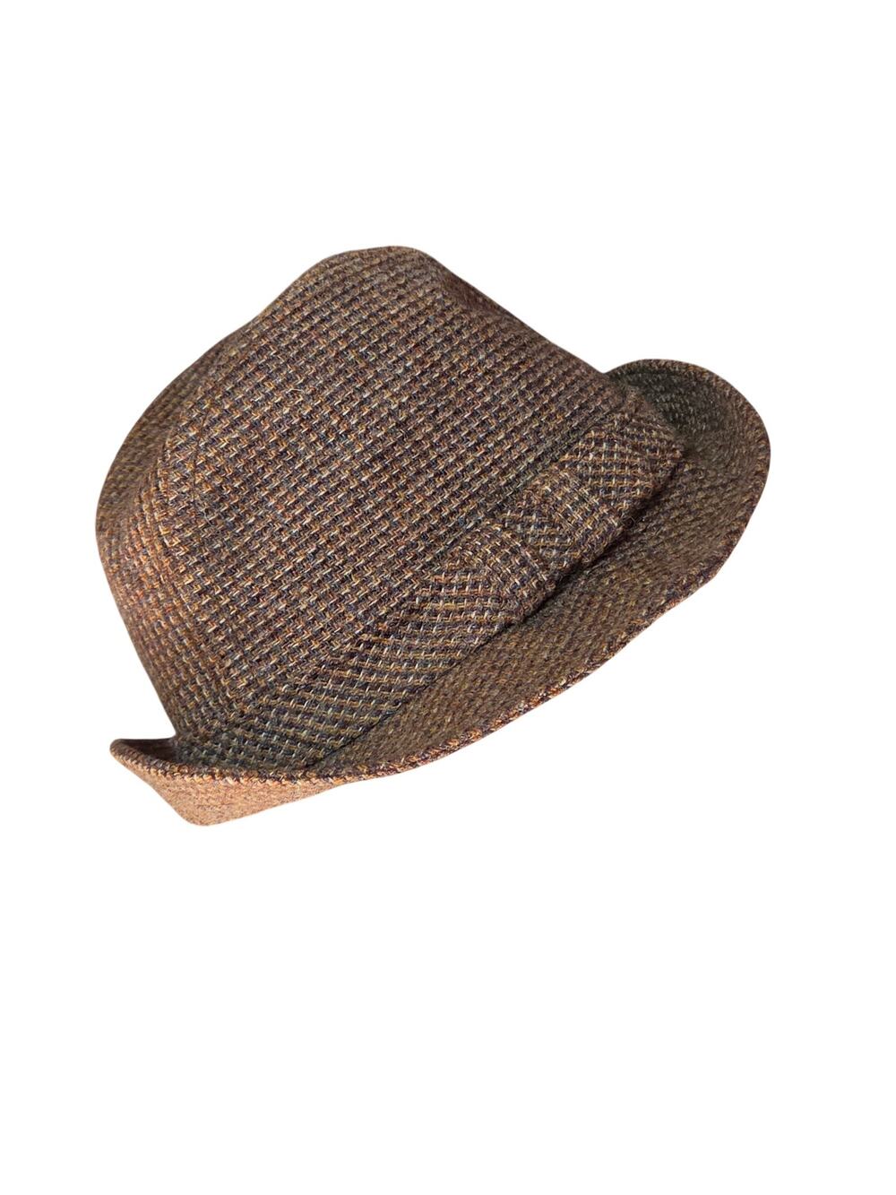 Vintage Totes Brown Fedora Hat Size Large